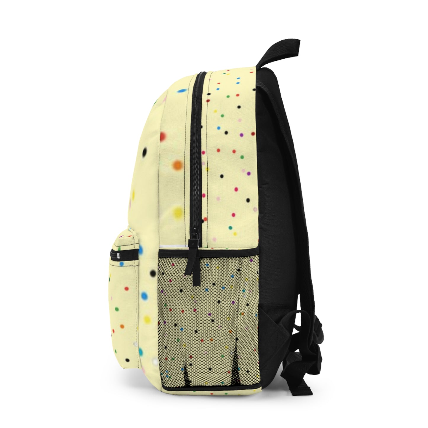 Yellow Polka Dot Backpack