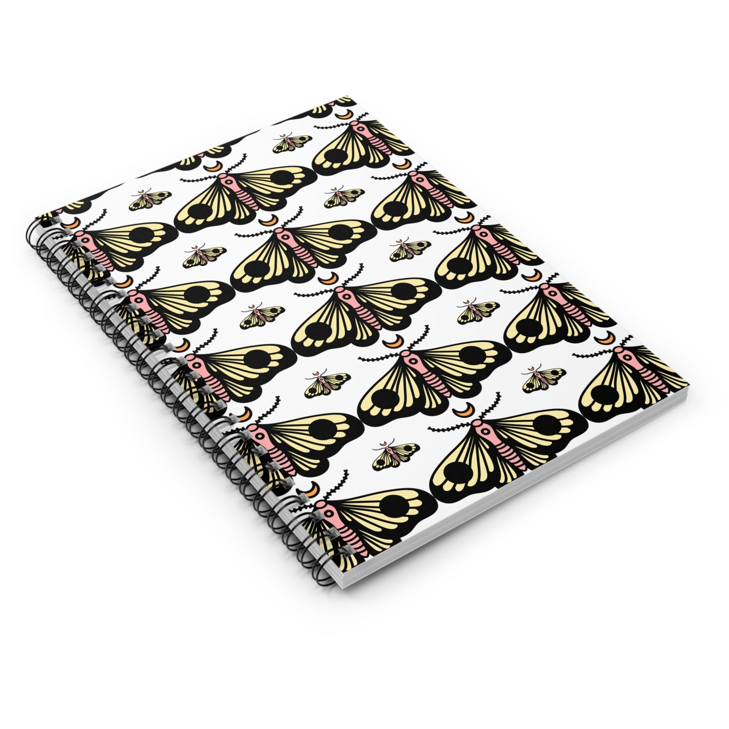 Butterfly Spiral Notebook - Ruled Line