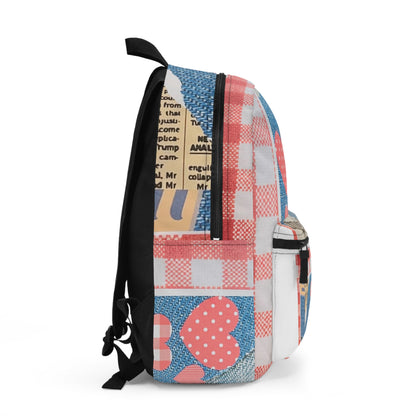 Jeans Print Backpack