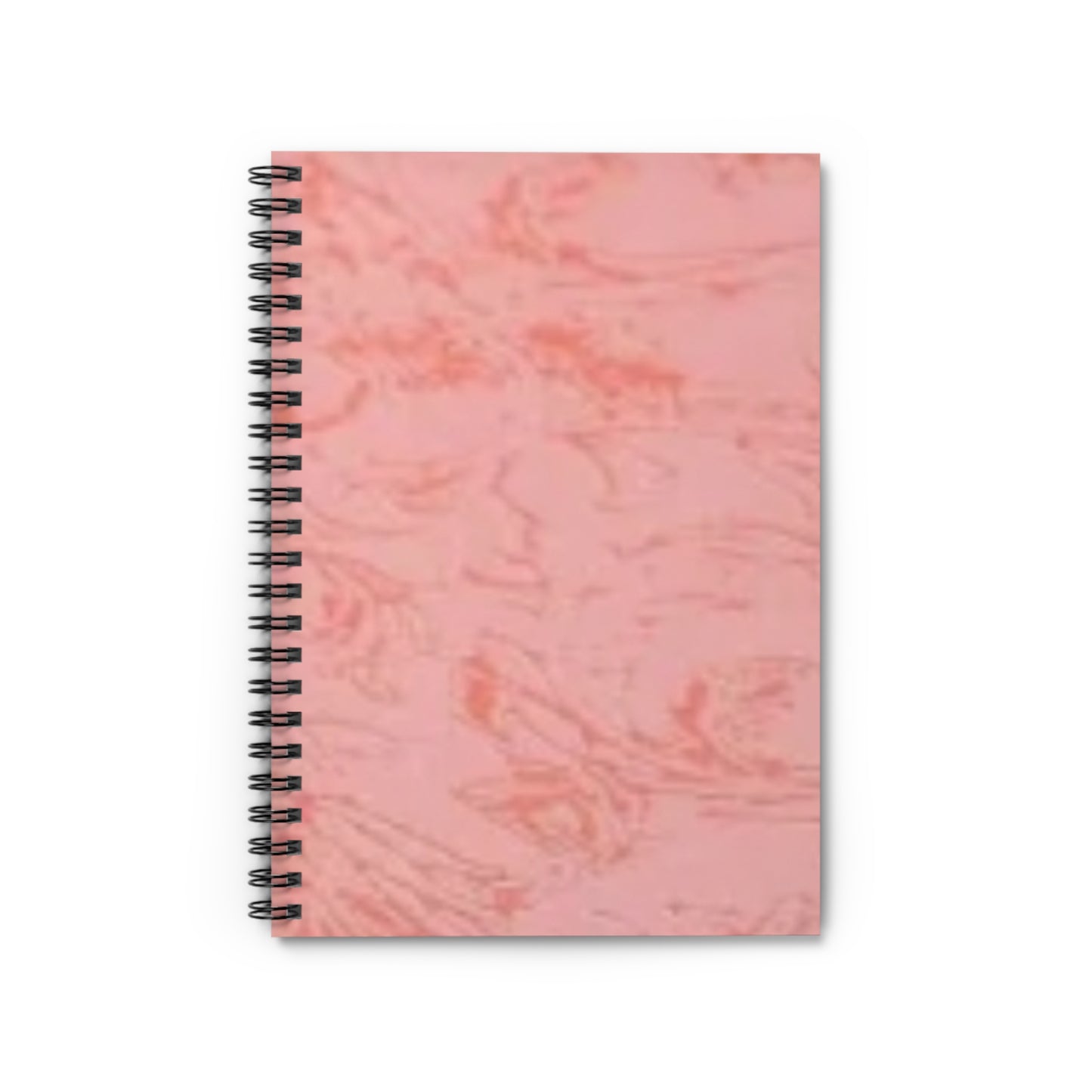 Pink Marble Spiral Notebook - Ruled Line