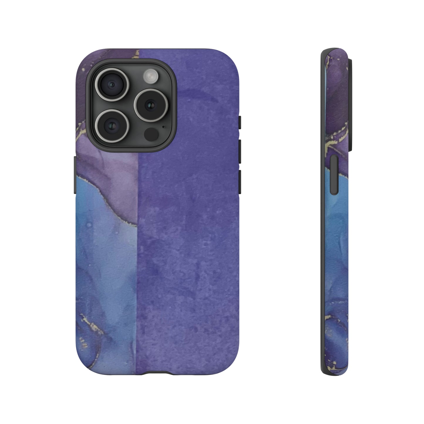 Purple Marble Tough Phone Case