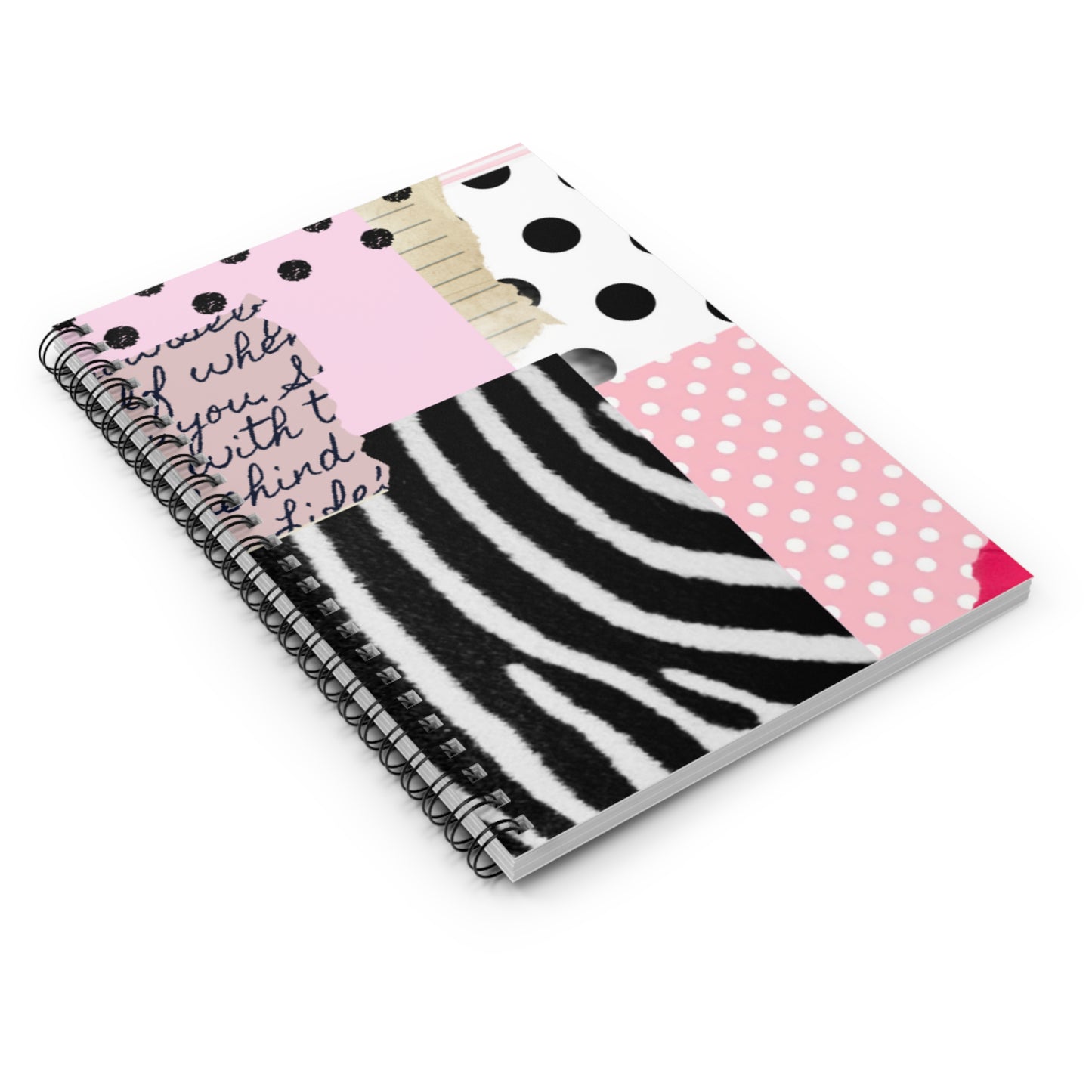 Patchwork Spiral Notebook - Ruled Line