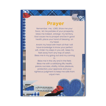 Prayer Matte Canvas, Stretched, 1.25"