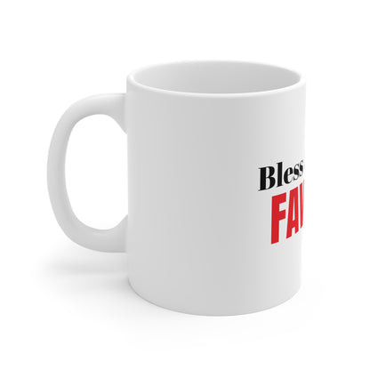 “Bless & Highly Favored” Ceramic Mug