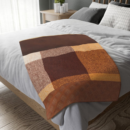 Velveteen Microfiber Blanket (Two-sided print)