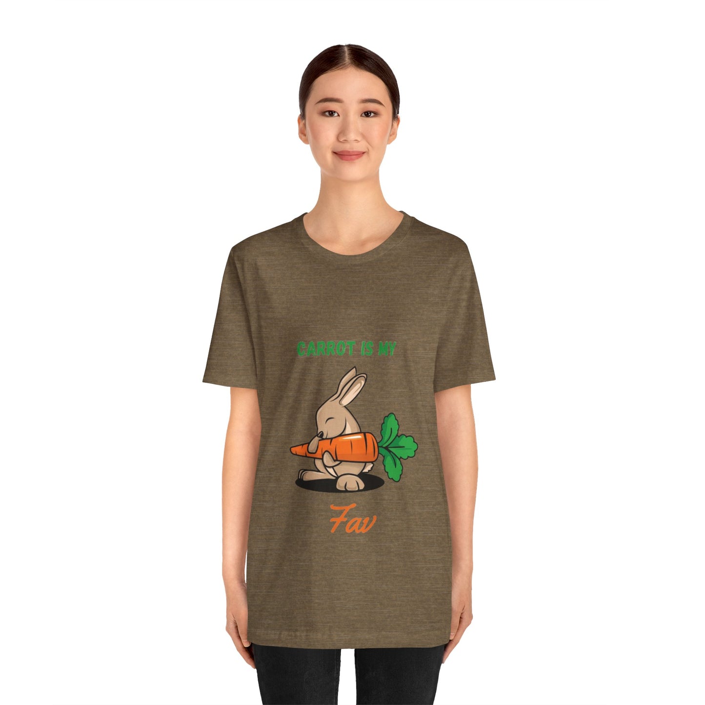 “Carrot is my fav” Jersey Short Sleeve Tee