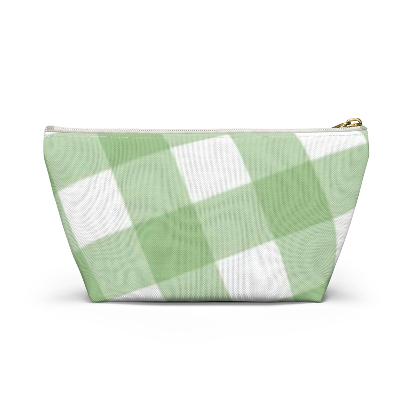 Green & White Plaid Accessory Pouch