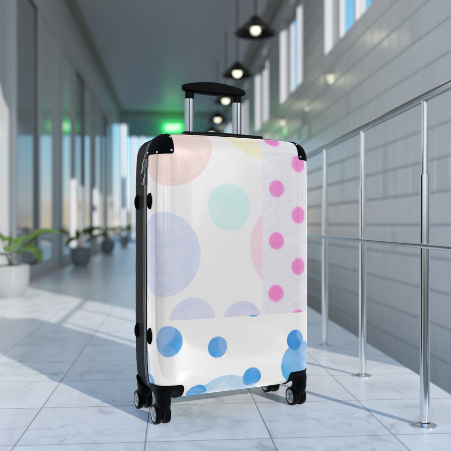 Polka Dot Design Suitcase