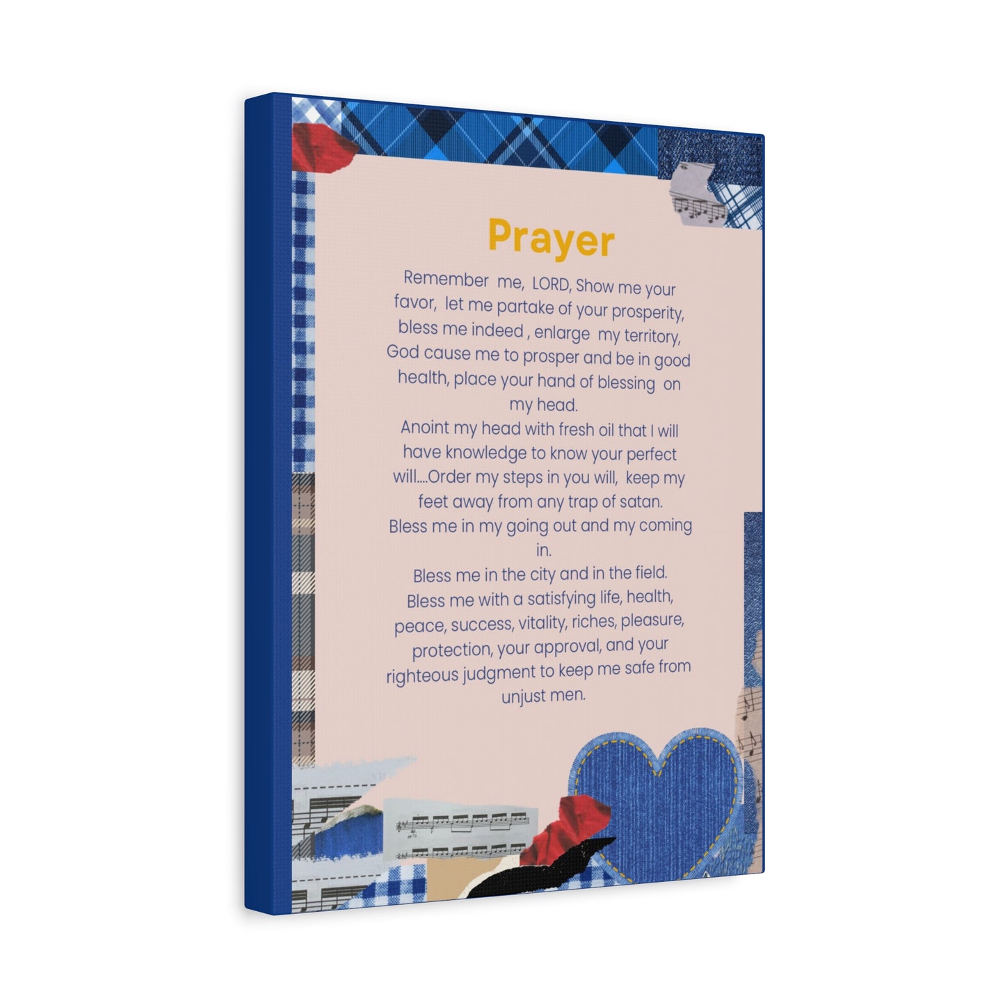 Prayer Matte Canvas, Stretched, 1.25"