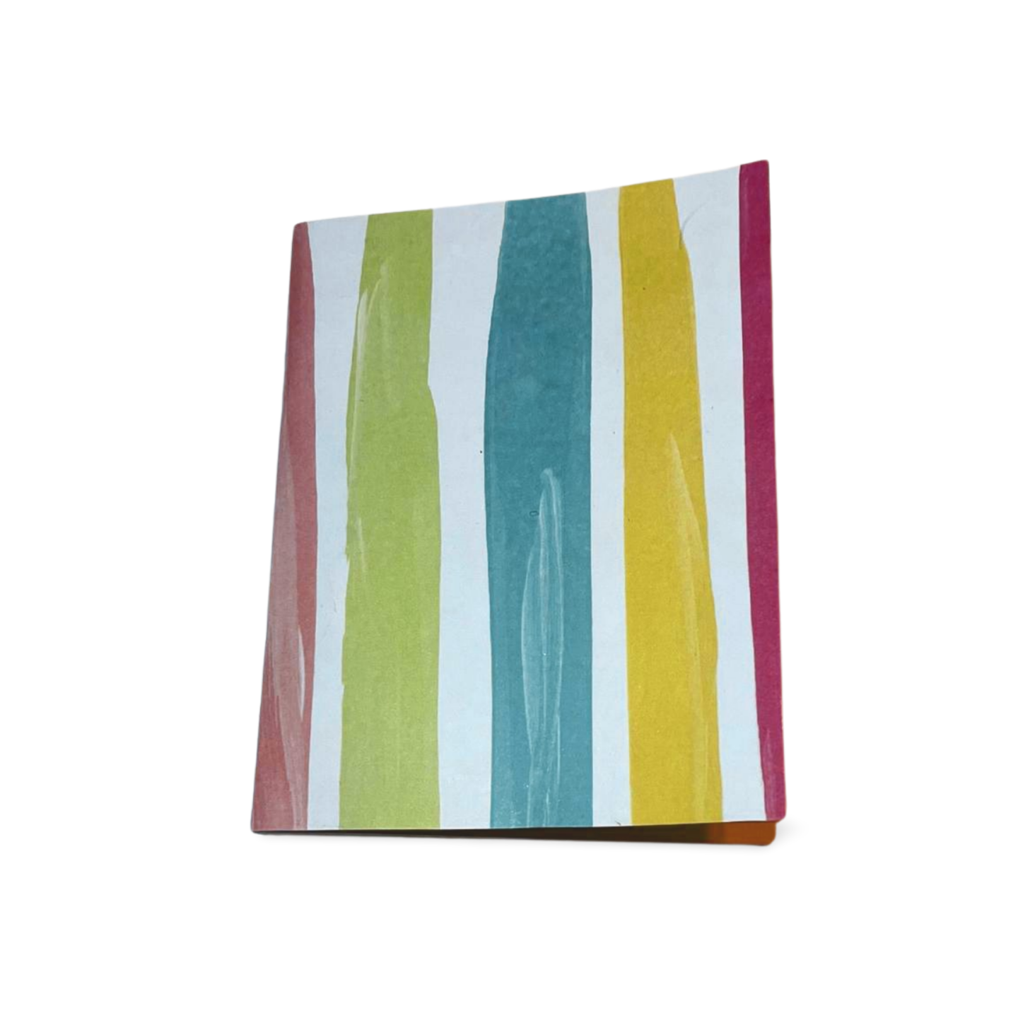 Brite color stripe notebook