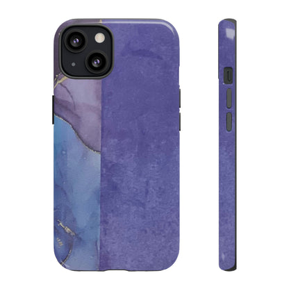 Purple Marble Tough Phone Case