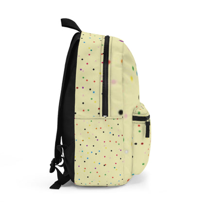 Yellow Polka Dot Backpack