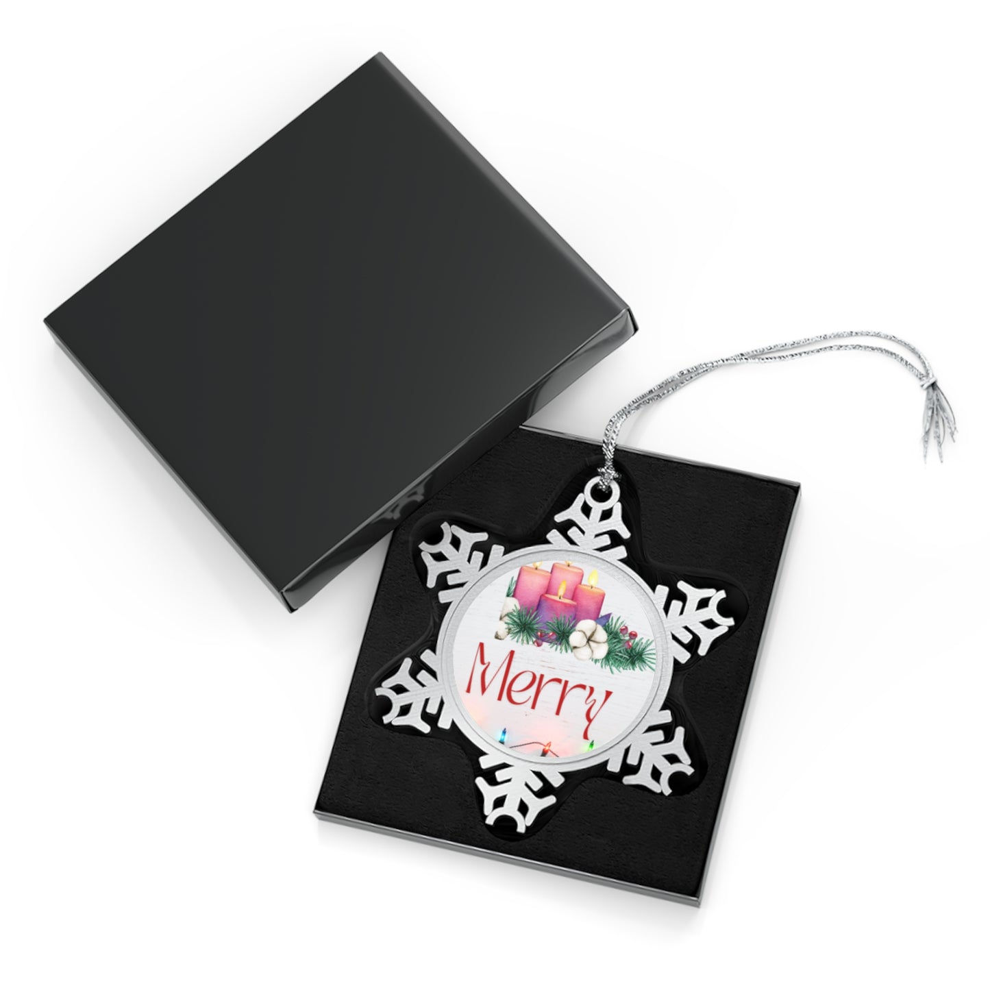 Pewter Snowflake Ornament