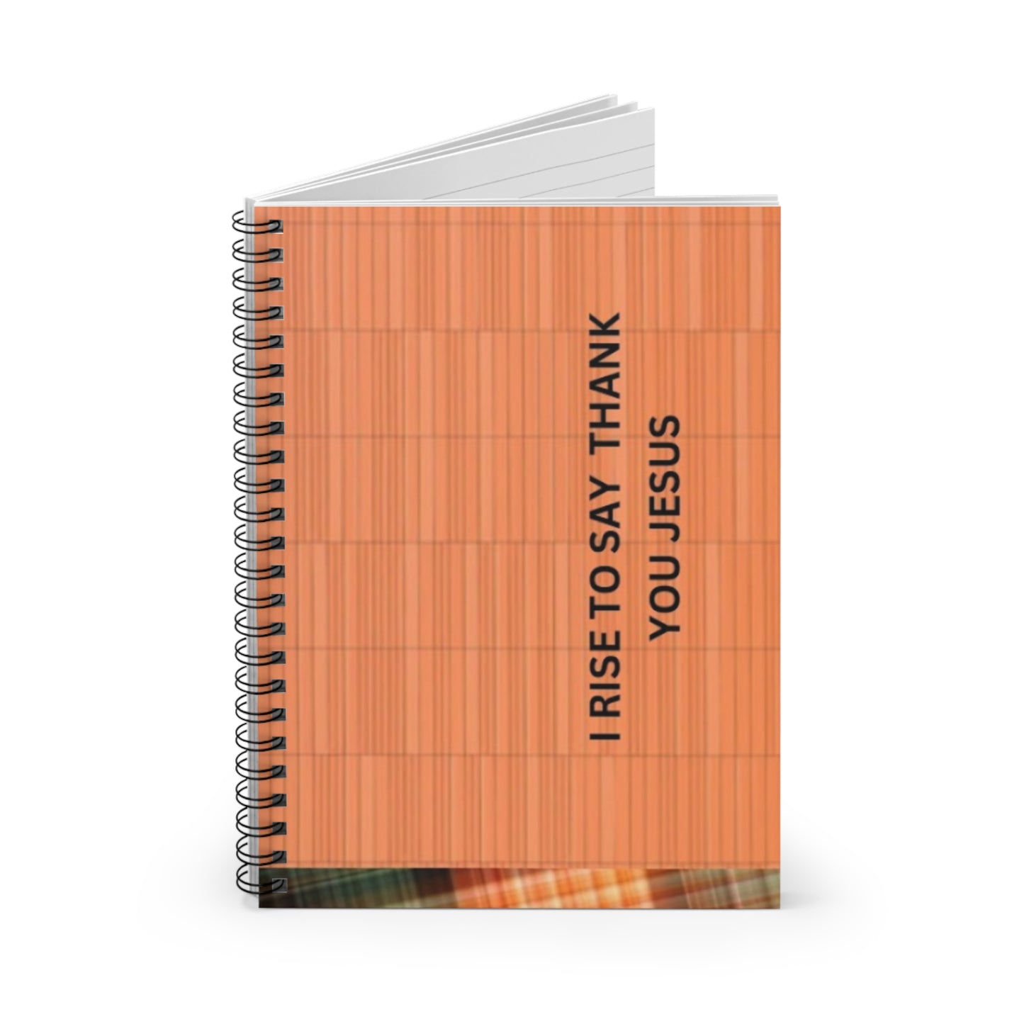 "Thank you Jesus" Spiral Notebook - Ruled Line