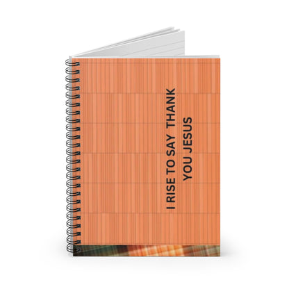 "Thank you Jesus" Spiral Notebook - Ruled Line