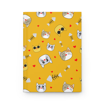 Kitty Hardcover Journal Matte