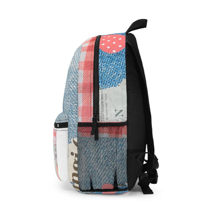 Jeans Print Backpack