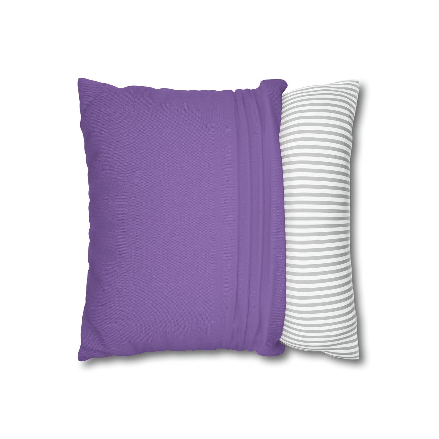 Lavender Spun Polyester Square Pillowcase