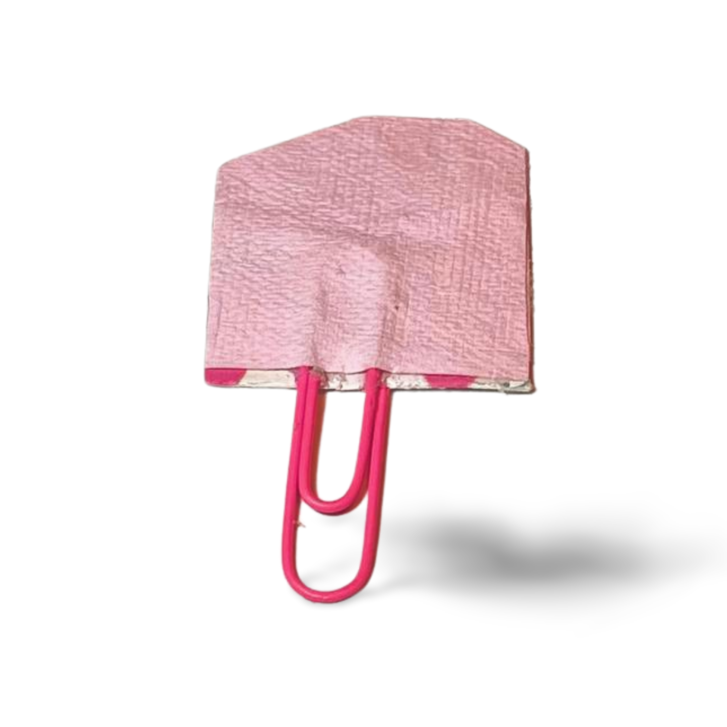 Pink polka Dot Paper Clip