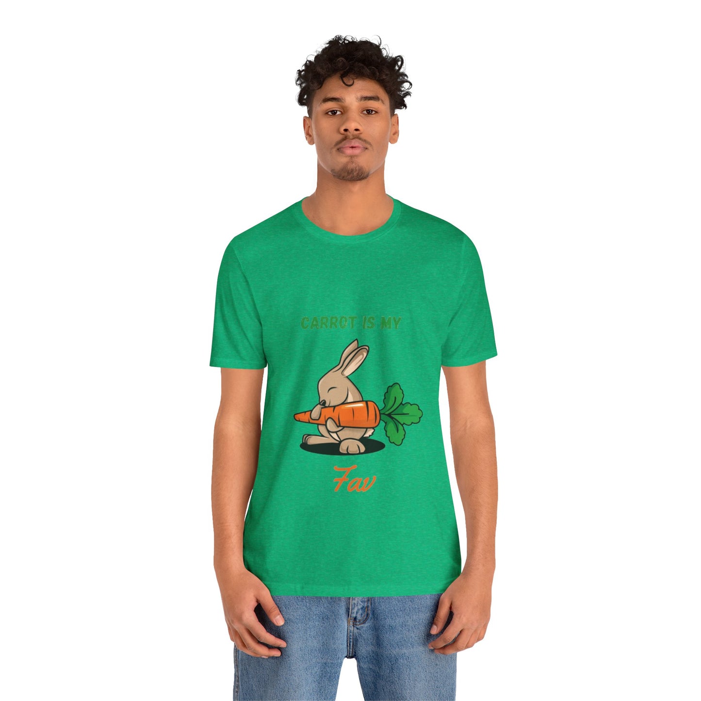 “Carrot is my fav” Jersey Short Sleeve Tee