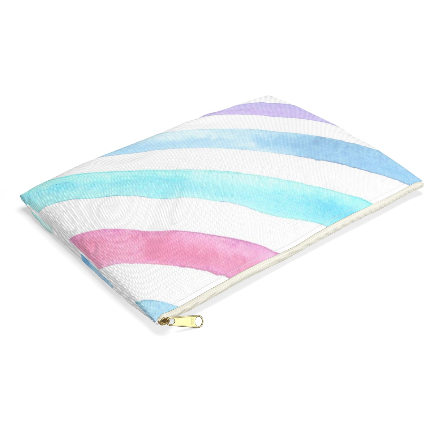 Stripe Print Accessory Pouch