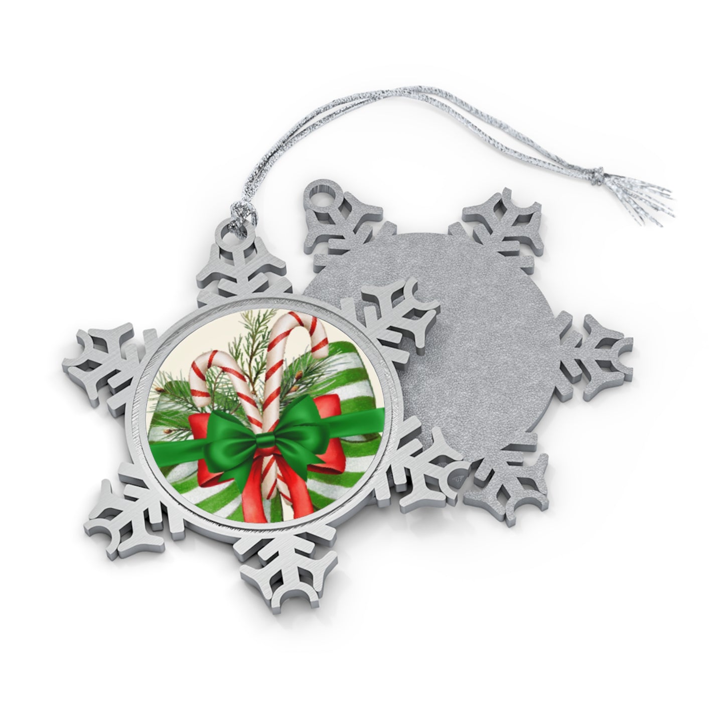 Pewter Snowflake Ornament