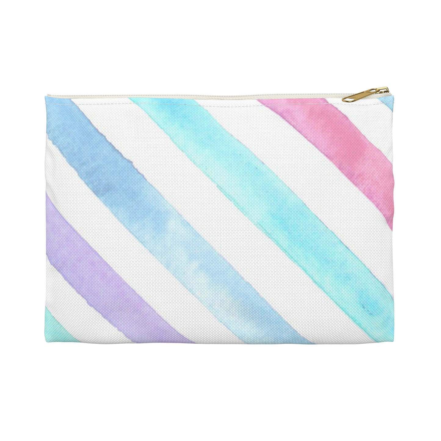 Stripe Print Accessory Pouch