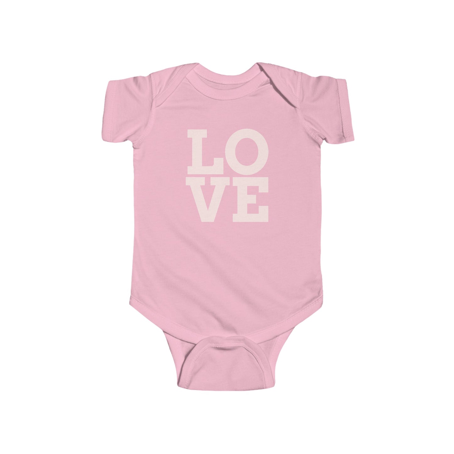 Infant Fine "Love' Jersey Bodysuit