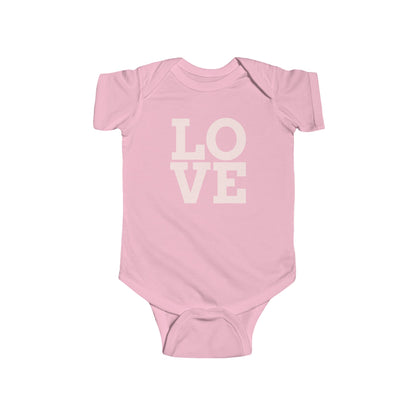 Infant Fine "Love' Jersey Bodysuit