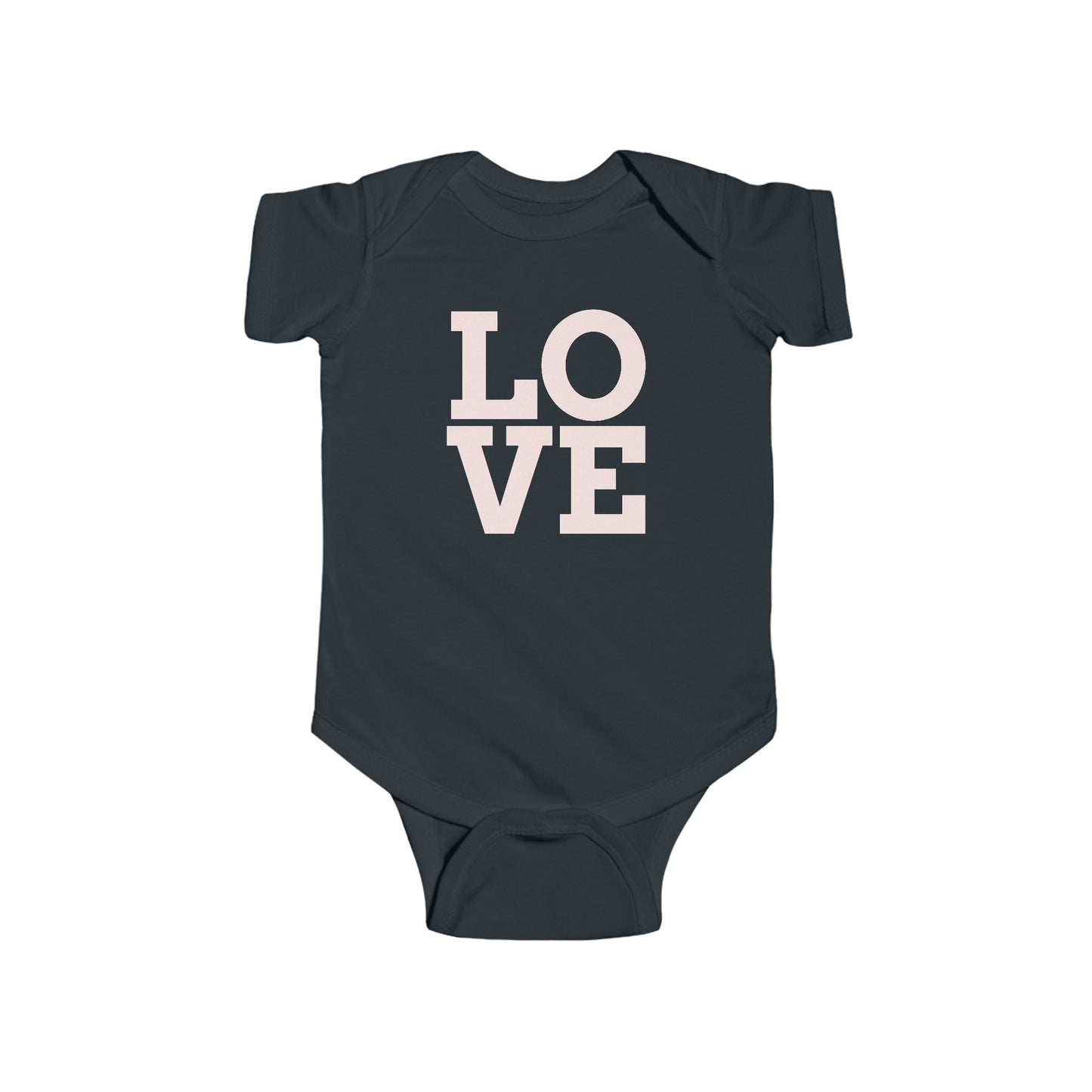 Infant Fine "Love' Jersey Bodysuit