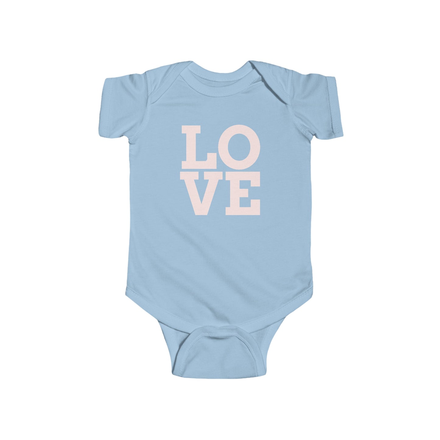 Infant Fine "Love' Jersey Bodysuit