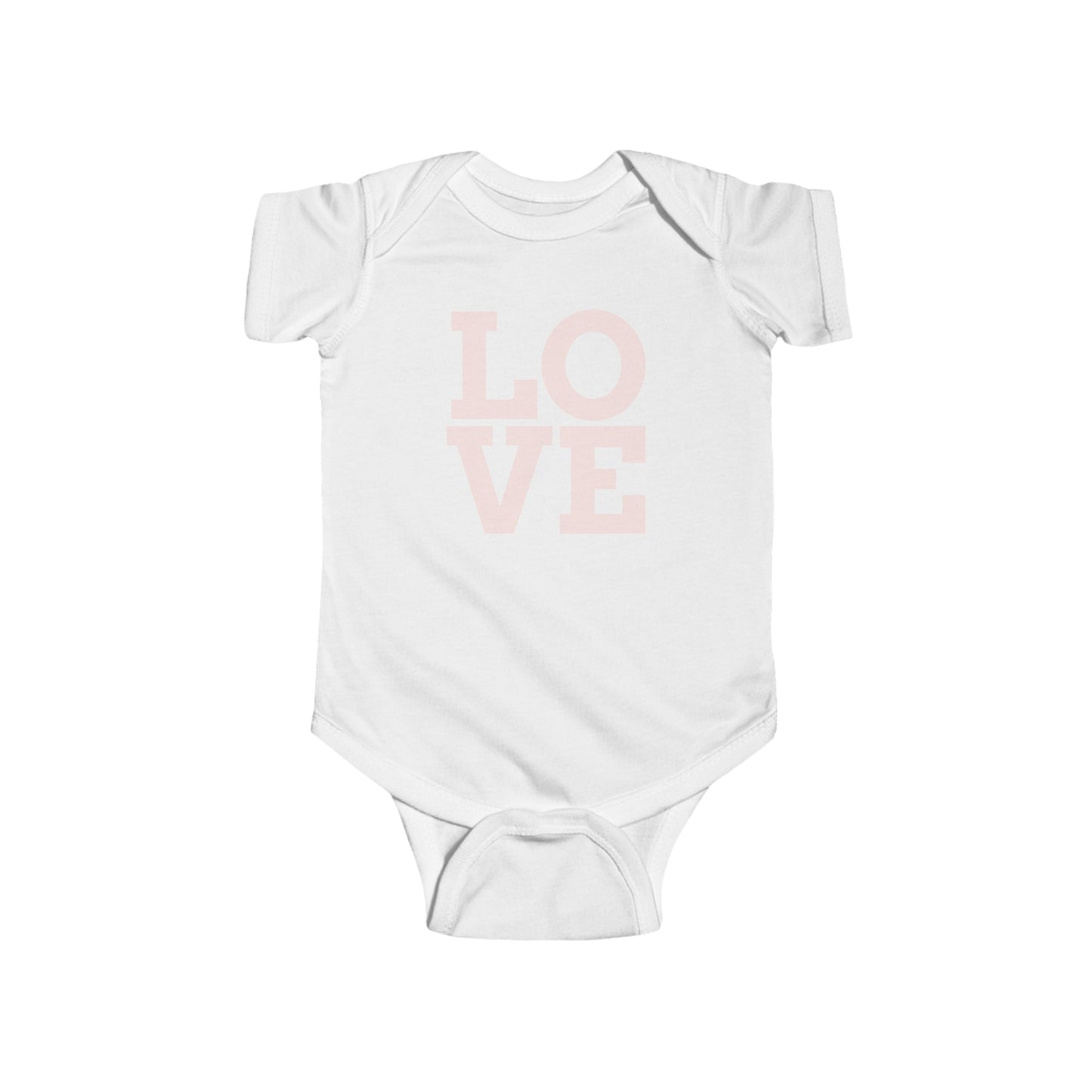 Infant Fine "Love' Jersey Bodysuit