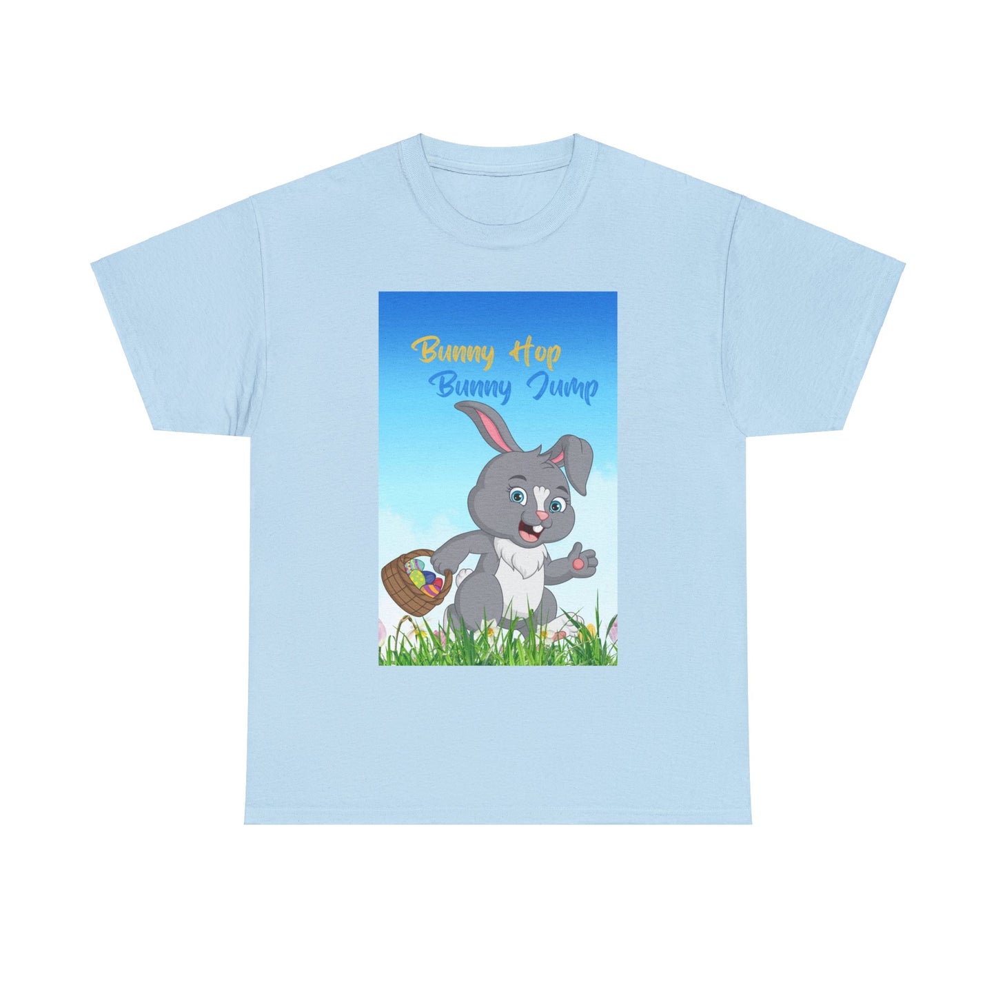 “Bunny Jump, Bunny Hop” Unisex Heavy Cotton Tee