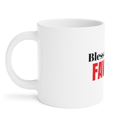 “Bless & Highly Favored” Ceramic Mug