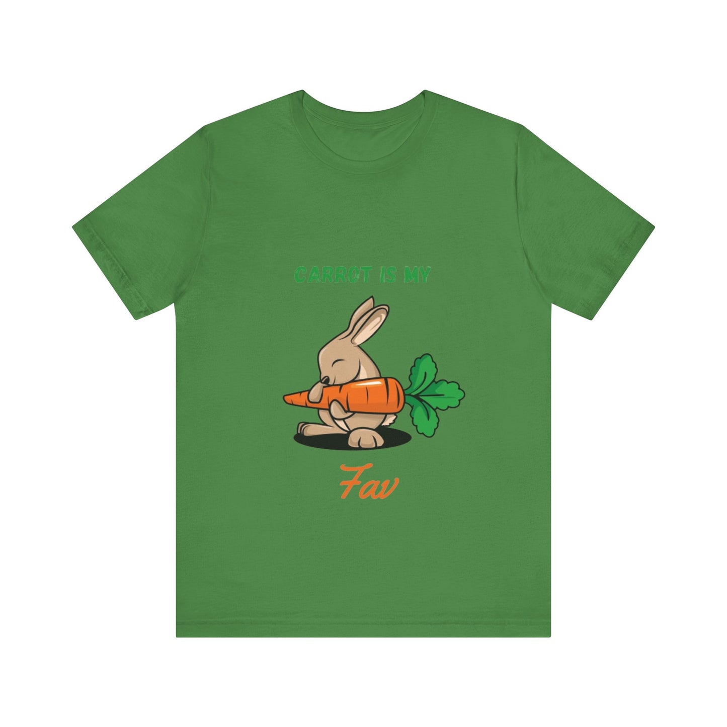 “Carrot is my fav” Jersey Short Sleeve Tee