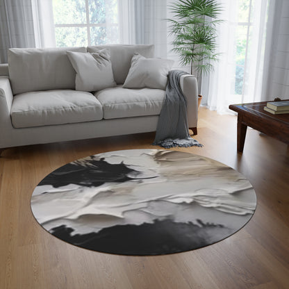 Marble design Round Rug