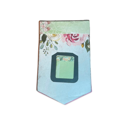 Triangle shape floral notebook