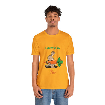 “Carrot is my fav” Jersey Short Sleeve Tee