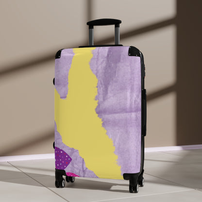 Marbled Design Suitcase