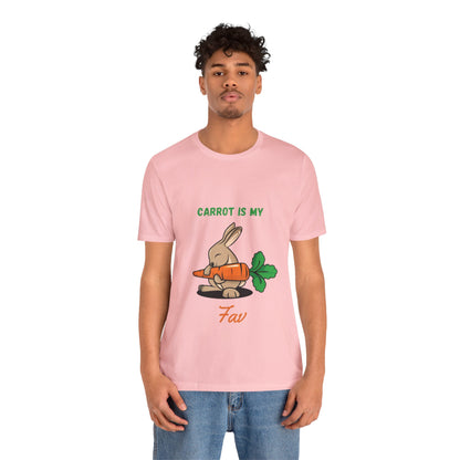 “Carrot is my fav” Jersey Short Sleeve Tee