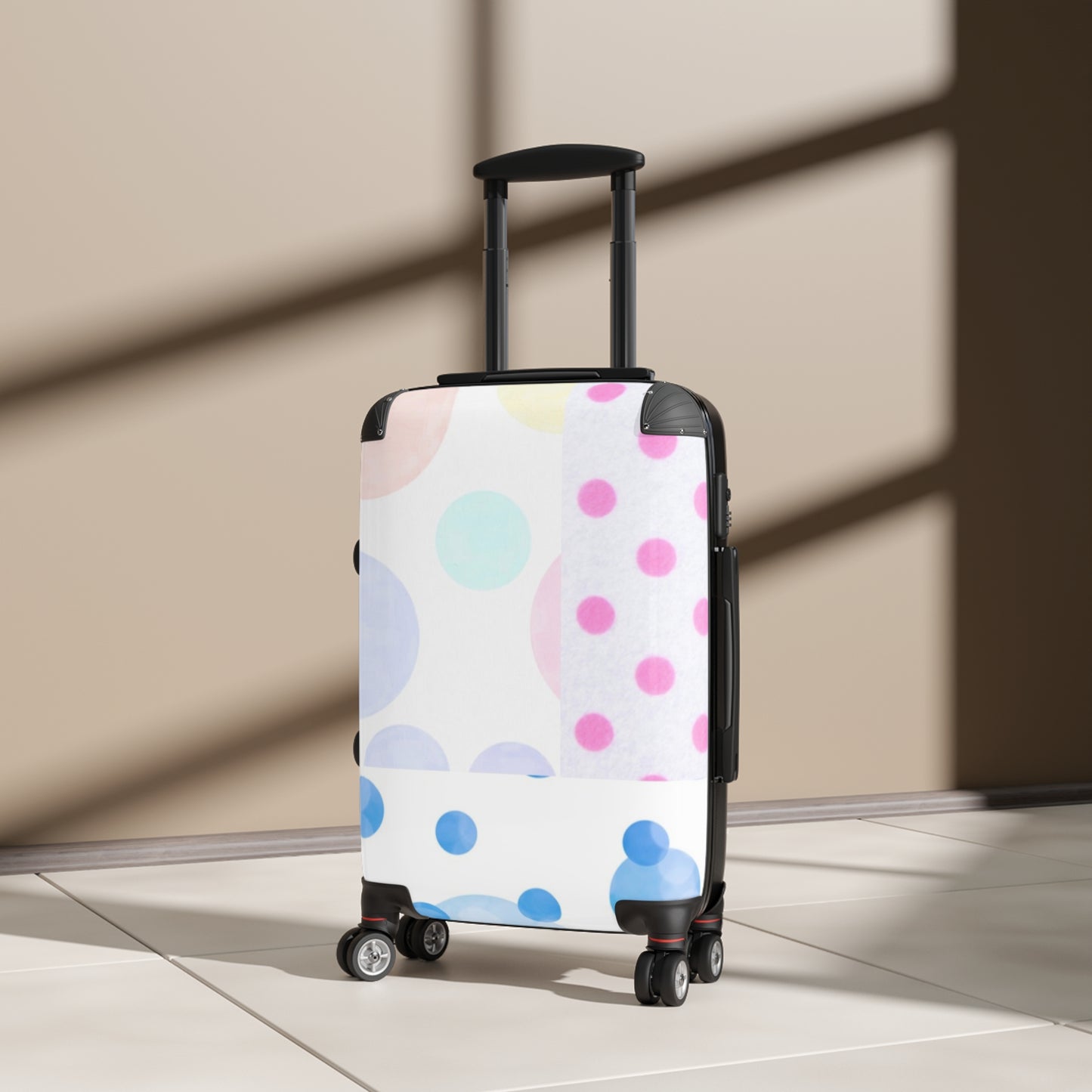 Polka Dot Design Suitcase