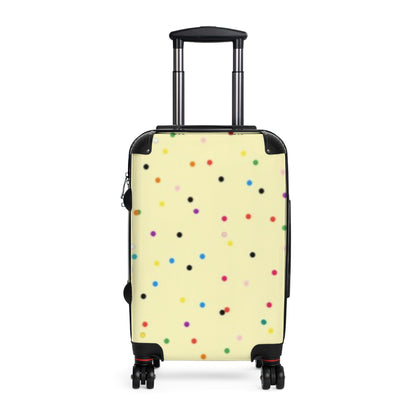 Yellow Polka Dot Suitcase