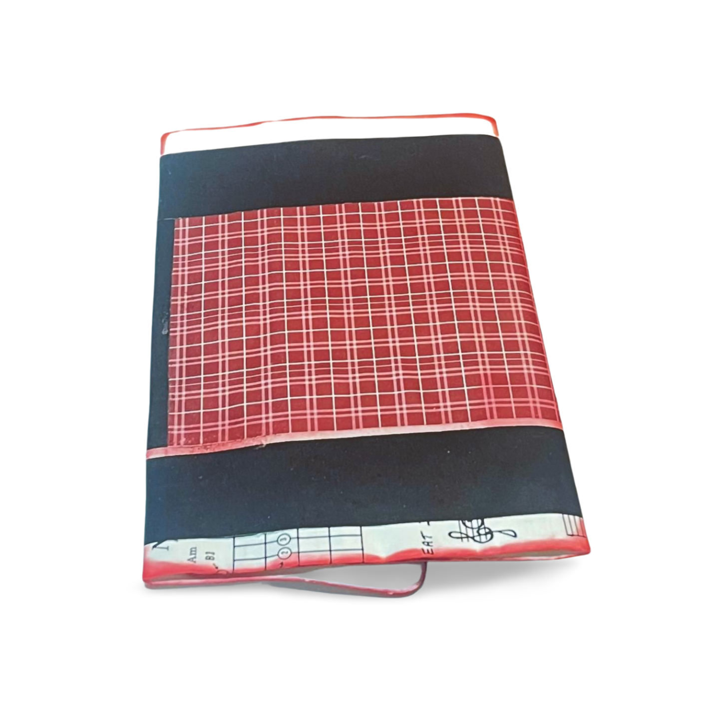 Plaid Empty Tri Fold Folio