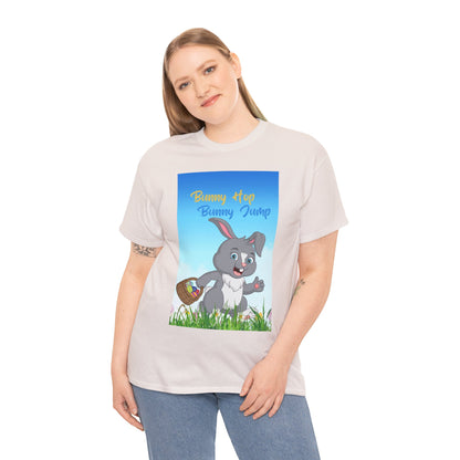 “Bunny Jump, Bunny Hop” Unisex Heavy Cotton Tee