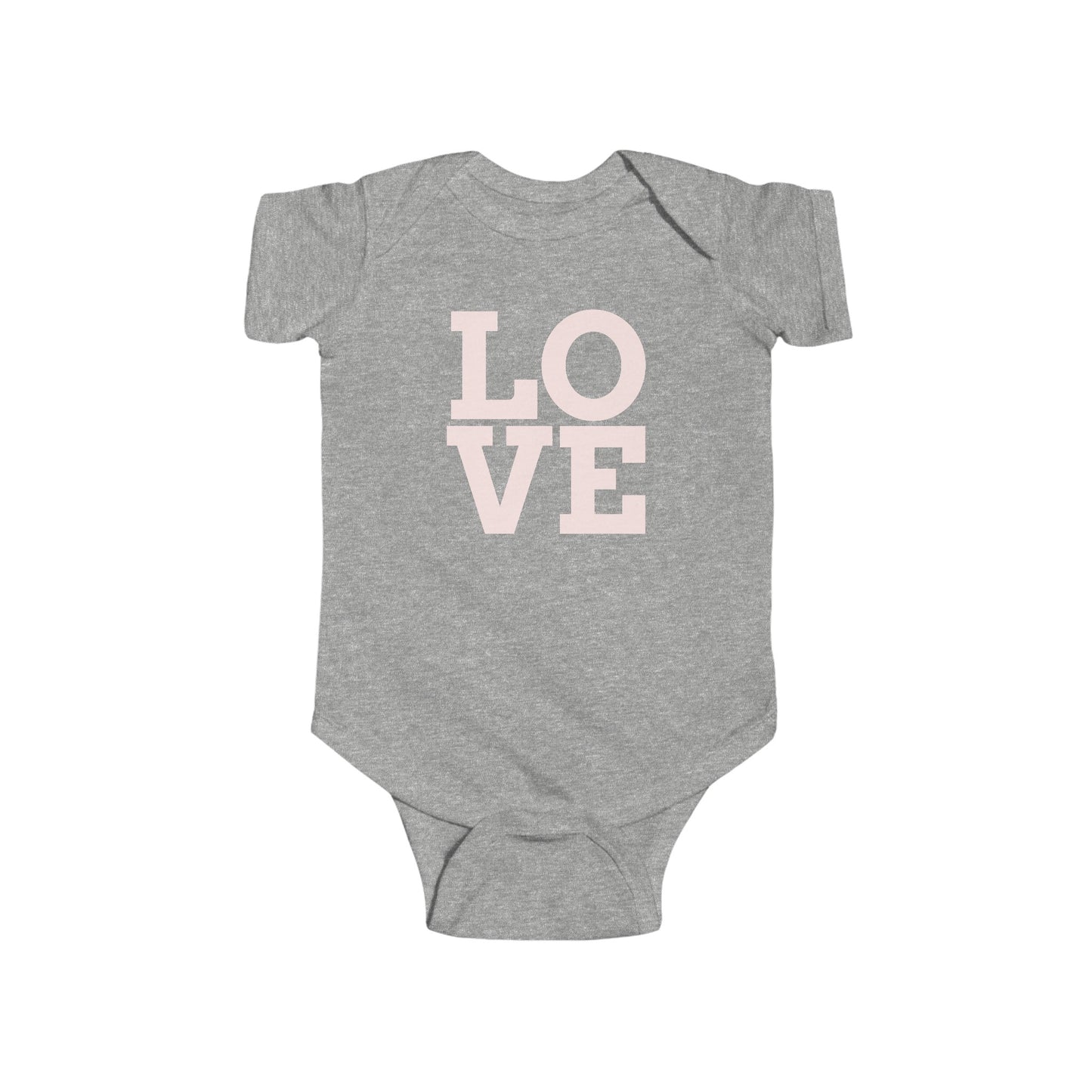 Infant Fine "Love' Jersey Bodysuit