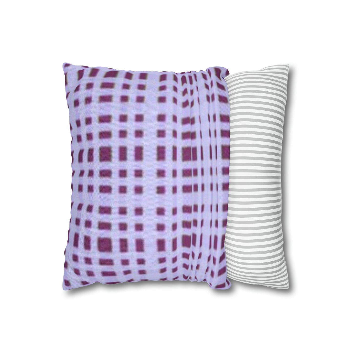 Lavender Spun Polyester Square Pillowcase