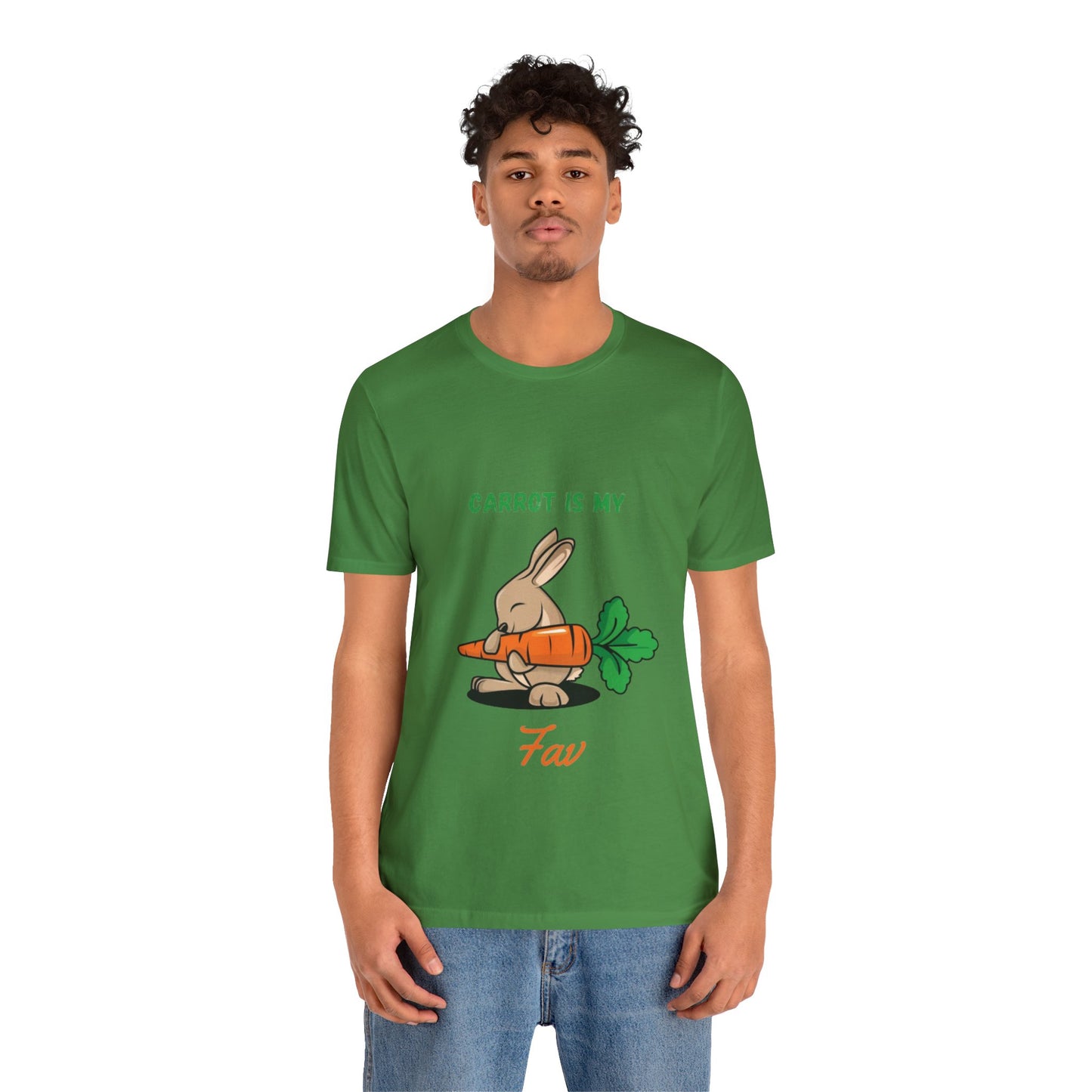 “Carrot is my fav” Jersey Short Sleeve Tee