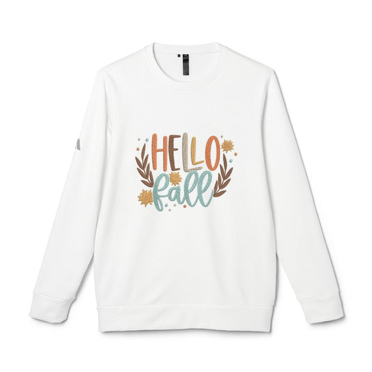 Hello Fall adidas Unisex Fleece Crewneck Sweatshirt