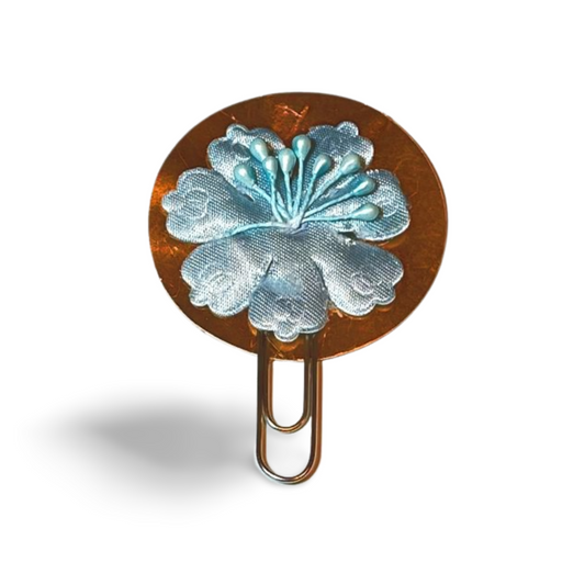 Baby Blue Flower Paperclip