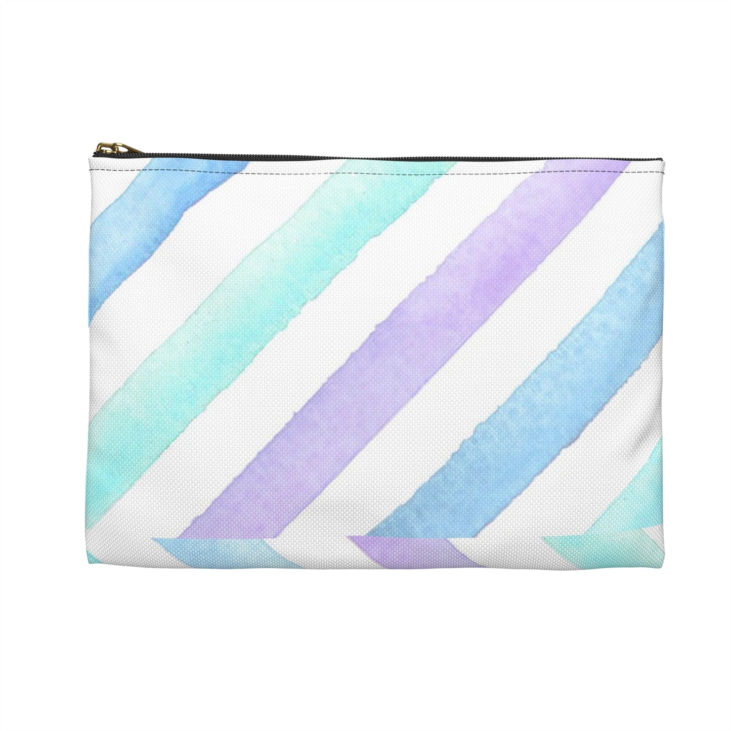 Stripe Print Accessory Pouch